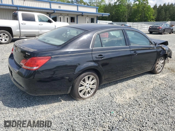 2007 Toyota Avalon XL with VIN 4T1BK36B87U213242, listed as a Copart auction lot 53956545 with Not Provided miles and Salvage Title. Bid and sale history available at DreamBid. Image 3.