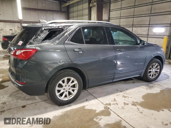 2018 Chevrolet Equinox LT with VIN 2GNAXSEV5J6330782, listed as a Copart auction lot 43430055 with 91,148 mi miles and Salvage Title. Bid and sale history available at carsss.com. Image 3.