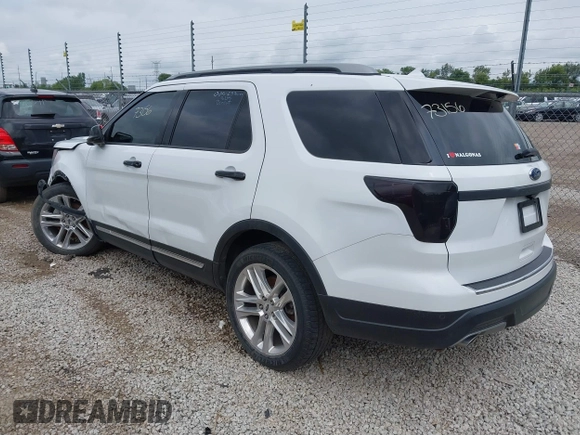 2018 Ford Explorer XLT with VIN 1FM5K8D82JGB43194, listed as a IAAI auction lot 39942301 with 123,033 mi miles and . Bid and sale history available at carsss.com. Image 3.