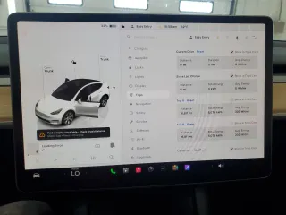 2023 Tesla Model Y Long Range with VIN 7SAYGDEE8PF758841, listed as a Copart auction lot 62851164 with 16,811 mi miles and Non Repairable. Bid and sale history available at DreamBid. Image 9.