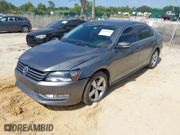 2015 Volkswagen Passat S with VIN 1VWAS7A38FC082760, listed as a IAAI auction lot 42156013 with 199,450 mi miles and . Bid and sale history available at DreamBid. Image 2.