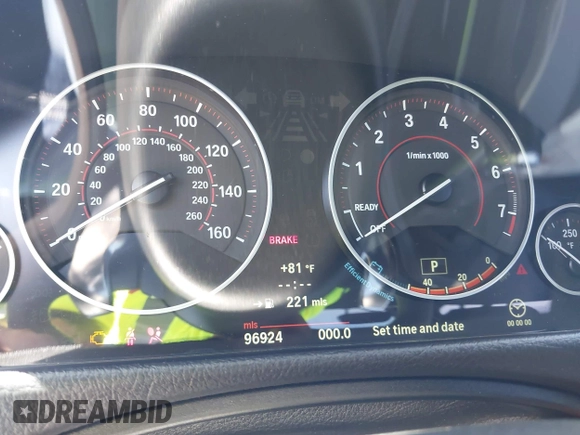 2013 BMW 3 Series 335i with VIN WBA3A9C53DF476040, listed as a IAAI auction lot 42732396 with 96,924 mi miles and . Bid and sale history available at DreamBid. Image 7.