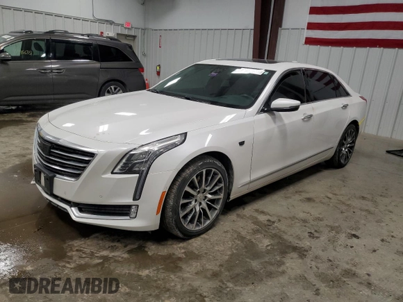 2016 Cadillac CT6 Luxury AWD with VIN 1G6KD5RS1GU159145, listed as a Copart auction lot 42190595 with 89,166 mi miles and Salvage title. Bid and sale history available at DreamBid. Image 1.