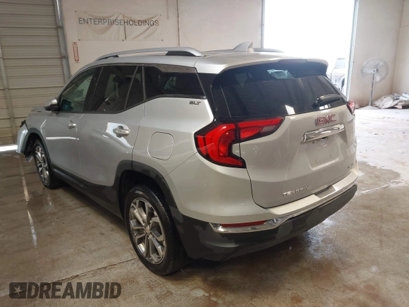 2019 GMC Terrain SLT with VIN 3GKALVEV4KL190571, listed as a IAAI auction lot 41570884 with 97,691 mi miles. Bid and sale history available at carsss.com. Image 3.