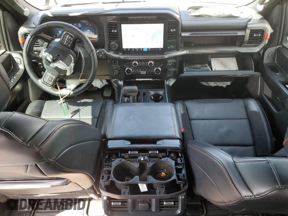 2024 Ford F-150 Raptor with VIN 1FTFW1RG3RFA46852, listed as a Copart auction lot 50419305 with 13,414 mi miles and Salvage Title. Bid and sale history available at DreamBid. Image 8.