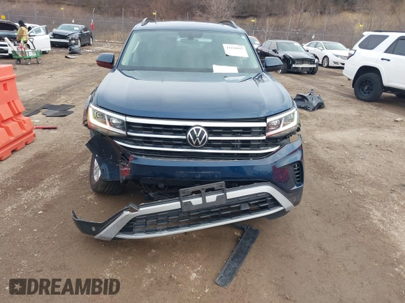 2023 Volkswagen Atlas SE z VIN 1V2KR2CA8PC504298, wystawiony jako IAAI lot #41234957 z przebiegiem 34 762 mil mil oraz . Historia ofert i sprzedaży dostępna na DreamBid. Obrazek 6.