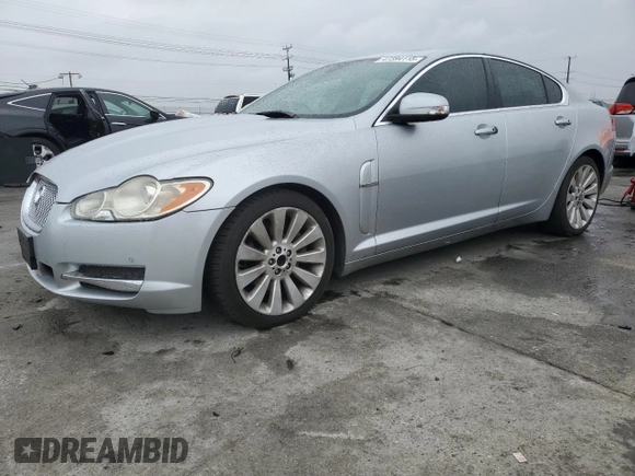 2009 Jaguar XF Premium Luxury with VIN SAJWA06B69HR43610, listed as a Copart auction lot 47394115 with 173,426 mi miles and Salvage Title. Bid and sale history available at DreamBid. Image 1.