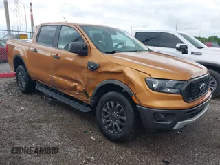 2019 Ford Ranger XL with VIN 1FTER4EH7KLA02833, listed as a IAAI auction lot 42311883 with 65,376 mi miles and . Bid and sale history available at DreamBid. Image 1.