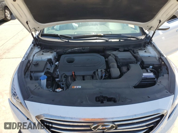 2017 Hyundai Sonata 2.4L with VIN 5NPE24AF5HH569841, listed as a Copart auction lot 53969815 with 45,993 mi miles and Salvage Title. Bid and sale history available at DreamBid. Image 11.