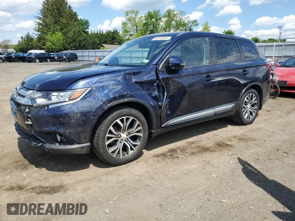 2018 Mitsubishi Outlander SE with VIN JA4AD3A34JZ013831, listed as a Copart auction lot 56292555 with 45,454 mi miles and Salvage title. Bid and sale history available at DreamBid. Image 1.