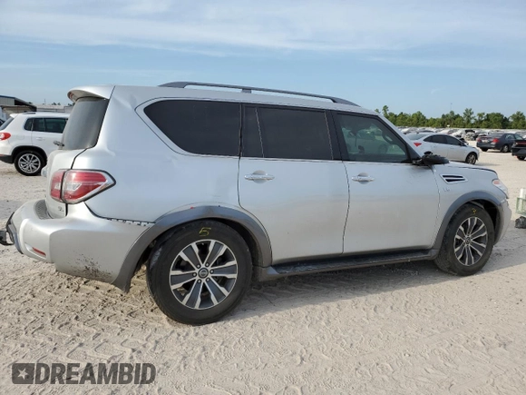 2019 Nissan Armada SV with VIN JN8AY2NC1K9585976, listed as a Copart auction lot 67952834 with 132,661 mi miles and Salvage Title. Bid and sale history available at carsss.com. Image 3.