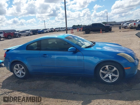 2003 Infiniti G35 w/Leather with VIN JNKCV54E03M218081, listed as a IAAI auction lot 40689499 with 87,064 mi miles and . Bid and sale history available at DreamBid. Image 14.