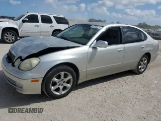 2004 Lexus GS 300 z VIN JT8BD69S240197262, wystawiony jako Copart lot #45003375 z przebiegiem 154 657 mil mil oraz Szkoda całkowita • Salvage title. Historia ofert i sprzedaży dostępna na DreamBid. Obrazek 1.