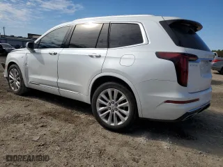 2020 Cadillac XT6 FWD Premium Luxury with VIN 1GYKPCRS7LZ175396, listed as a Copart auction lot 42417025 with 43,403 mi miles and Salvage Title. Bid and sale history available at carsss.com. Image 2.