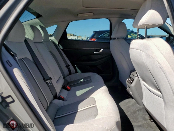 2021 Hyundai Sonata SEL with VIN 5NPEF4JA4MH082200, listed as a Copart auction lot 48205075 with 57,581 mi miles and Salvage Title. Bid and sale history available at carsss.com. Image 10.