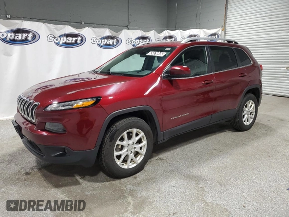 2018 Jeep Cherokee Latitude with VIN 1C4PJMCB9JD603555, listed as a Copart auction lot 55079645 with 93,426 mi miles and Clean title. Bid and sale history available at DreamBid. Image 1.