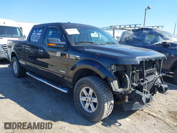 2012 Ford F-150 XL with VIN 1FTFW1ETXCFB11531, listed as a IAAI auction lot 41710325 with 167,337 mi miles. Bid and sale history available at carsss.com. Image 1.