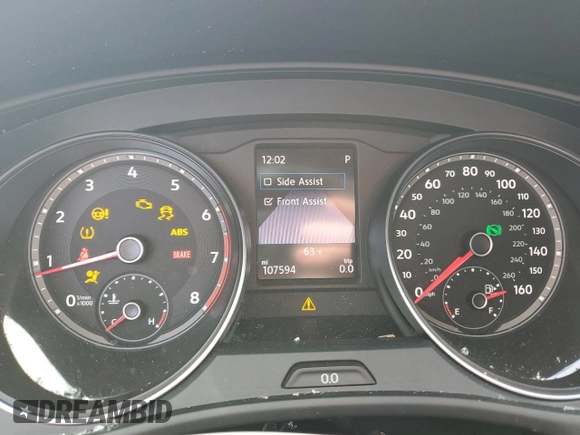 2019 Volkswagen Atlas S z VIN 1V2GR2CAXKC565750, wystawiony jako Copart lot #55911835 z przebiegiem 107 594 mil mil oraz Szkoda całkowita • Salvage title. Historia ofert i sprzedaży dostępna na DreamBid. Obrazek 9.