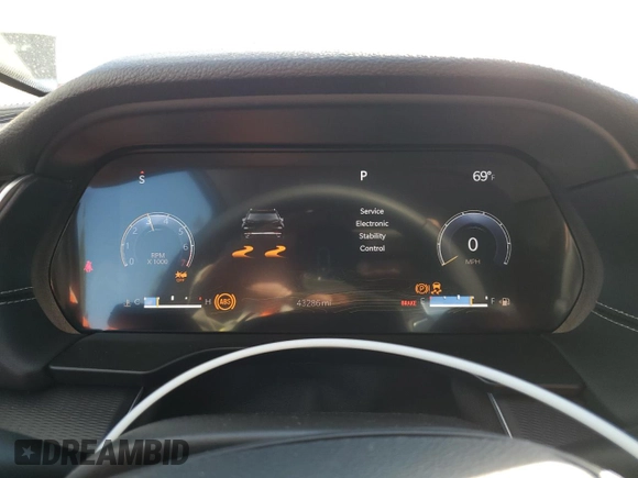 2023 Jeep Grand Cherokee Laredo with VIN 1C4RJGAG5PC610249, listed as a Copart auction lot 81630784 with 43,286 mi miles and Salvage title. Bid and sale history available at DreamBid. Image 9.