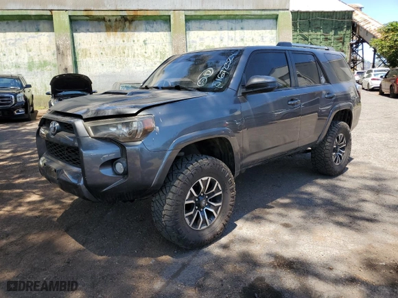 2016 Toyota 4Runner Limited with VIN JTEBU5JR4G5406296, listed as a Copart auction lot 51672324 with 75,263 mi miles and Clean Title. Bid and sale history available at carsss.com. Image 1.