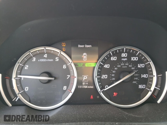 2015 Acura TLX Technology z VIN 19UUB1F5XFA015436, wystawiony jako Copart lot #54375005 z przebiegiem 111 784 mil mil oraz Szkoda całkowita • Salvage title. Historia ofert i sprzedaży dostępna na DreamBid. Obrazek 9.