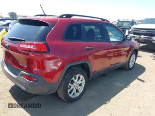 2016 Jeep Cherokee Sport with VIN 1C4PJLAB5GW281944, listed as a IAAI auction lot 42627685 with 117,954 mi miles and . Bid and sale history available at DreamBid. Image 4.