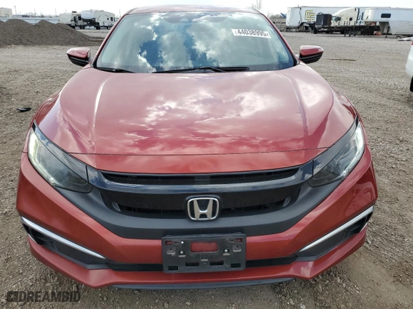 2019 Honda Civic Sedan LX with VIN 19XFC2F67KE015467, listed as a Copart auction lot 44038995 with 70,931 mi miles and Salvage Title. Bid and sale history available at carsss.com. Image 5.