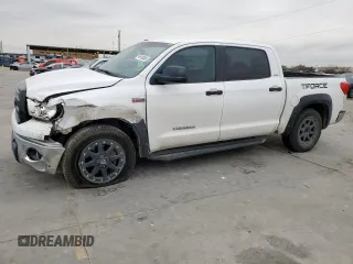 2012 Toyota Tundra 4WD Truck with VIN 5TFDW5F18CX221709, listed as a Copart auction lot 46100465 with 0 mi miles and Salvage Title. Bid and sale history available at carsss.com. Image 1.
