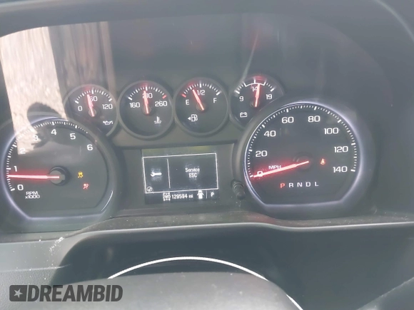 2020 Chevrolet Silverado 1500 Work Truck with VIN 1GCRYAEF7LZ181889, listed as a IAAI auction lot 41654233 with 129,594 mi miles and . Bid and sale history available at DreamBid. Image 7.