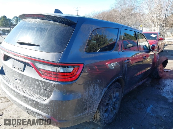 2021 Dodge Durango GT z VIN 1C4RDJDG5MC634160, wystawiony jako IAAI lot #41424204 z przebiegiem 81 229 mil mil oraz . Historia ofert i sprzedaży dostępna na DreamBid. Obrazek 4.