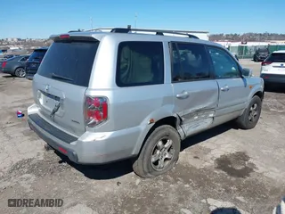 2007 Honda Pilot EX-L with VIN 2HKYF18597H514837, listed as a IAAI auction lot 41800365 with 194,341 mi miles. Bid and sale history available at carsss.com. Image 4.
