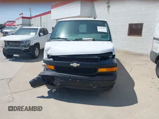 2019 Chevrolet Express Cargo Van with VIN 1GCWGAFP0K1163129, listed as a IAAI auction lot 41984551 with 50,069 mi miles. Bid and sale history available at carsss.com. Image 13.
