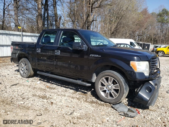 2014 Ford F-150 XL with VIN 1FTFW1CF6EKF09066, listed as a Copart auction lot 48739775 with 228,176 mi miles and Salvage Title. Bid and sale history available at carsss.com. Image 4.