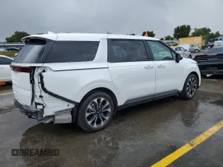 2024 Kia Carnival EX with VIN KNDNC5H35R6401496, listed as a Copart auction lot 72206194 with 15,706 mi miles and Salvage Title. Bid and sale history available at carsss.com. Image 3.