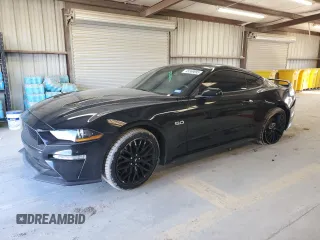 2018 Ford Mustang GT with VIN 1FA6P8CF0J5116524, listed as a Copart auction lot 45569095 with 71,050 mi miles and Salvage Title. Bid and sale history available at carsss.com. Image 1.
