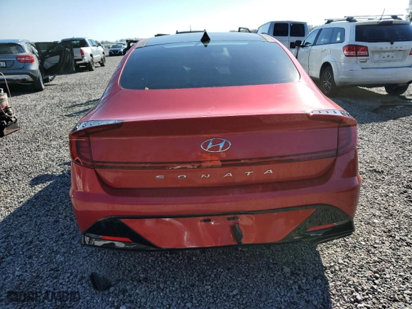 2020 Hyundai Sonata SEL with VIN 5NPEF4JA6LH003219, listed as a Copart auction lot 46748795 with 61,010 mi miles and Non Repairable. Bid and sale history available at carsss.com. Image 6.