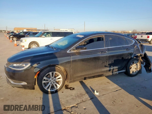 2016 Chrysler 200 Limited with VIN 1C3CCCAB4GN171325, listed as a Copart auction lot 46360645 with 172,721 mi miles and Salvage Title. Bid and sale history available at carsss.com. Image 1.