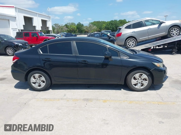 2013 Honda Civic LX with VIN 19XFB2F56DE077181, listed as a IAAI auction lot 42121707 with 159,899 mi miles and . Bid and sale history available at DreamBid. Image 13.