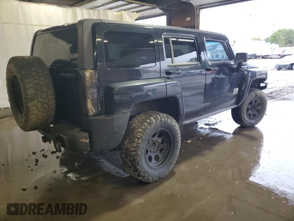 2007 Hummer H3 SUV with VIN 5GTDN13E878136848, listed as a Copart auction lot 72804134 with 152,328 mi miles and Clean Title. Bid and sale history available at carsss.com. Image 3.