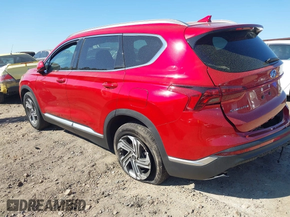 2022 Hyundai Santa Fe SEL with VIN 5NMS24AJ8NH415477, listed as a IAAI auction lot 41877486 with 20,553 mi miles and . Bid and sale history available at DreamBid. Image 3.