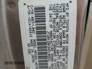 1999 Toyota Camry LE z VIN JT2BF28K9X0199531, wystawiony jako Copart lot #55637275 z przebiegiem Nie podano mil oraz Szkoda całkowita • Salvage title. Historia ofert i sprzedaży dostępna na DreamBid. Obrazek 12.