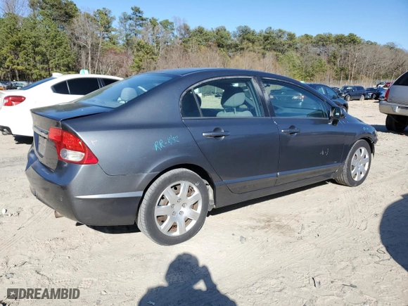 2009 Honda Civic Sdn LX with VIN 2HGFA165X9H303426, listed as a Copart auction lot 50101615 with 223,272 mi miles and Salvage Title. Bid and sale history available at carsss.com. Image 3.