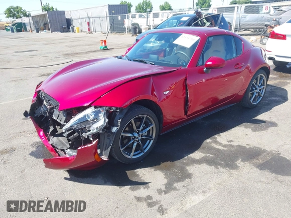 2018 Mazda MX-5 Miata Grand Touring with VIN JM1NDAM7XJ0204135, listed as a IAAI auction lot 42474750 with 16,852 mi miles and . Bid and sale history available at DreamBid. Image 18.