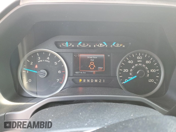 2015 Ford F-150 XL with VIN 1FTEW1CP4FFA57780, listed as a Copart auction lot 64268785 with 160,714 mi miles and Salvage title. Bid and sale history available at DreamBid. Image 9.