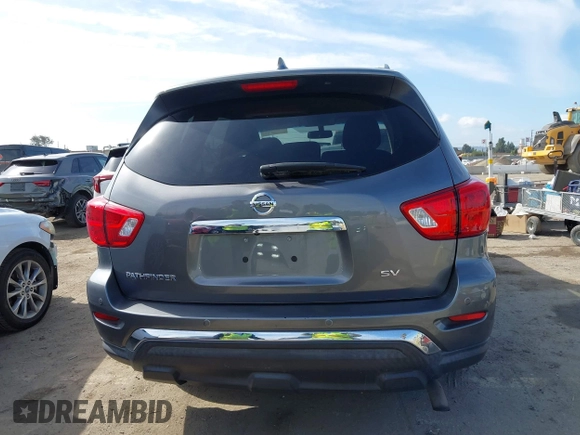 2019 Nissan Pathfinder SV with VIN 5N1DR2MN6KC644964, listed as a IAAI auction lot 41899730 with 70,335 mi miles and . Bid and sale history available at DreamBid. Image 17.