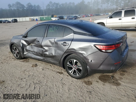 2021 Nissan Sentra SV with VIN 3N1AB8CV5MY210161, listed as a Copart auction lot 43628315 with 24,183 mi miles and Salvage Title. Bid and sale history available at DreamBid. Image 2.
