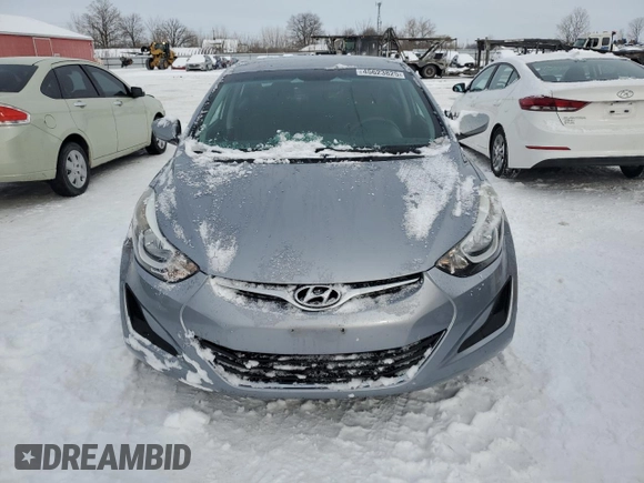 2016 Hyundai Elantra SE with VIN 5NPDH4AE5GH670880, listed as a Copart auction lot 45623825 with 108,825 mi miles and Clean title. Bid and sale history available at DreamBid. Image 5.