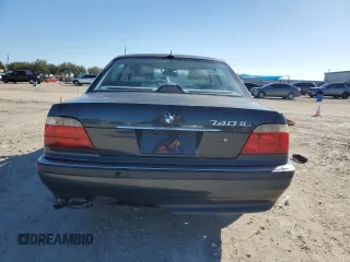 2001 BMW 7 Series 740iL with VIN WBAGH83411DP24887, listed as a Copart auction lot 42635955 with 0 mi miles and Clean Title. Bid and sale history available at carsss.com. Image 6.