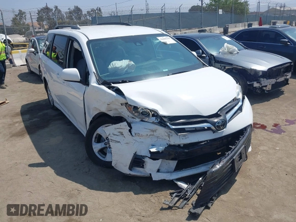 2020 Toyota Sienna LE Auto Access Seat with VIN 5TDKZ3DC7LS050500, listed as a IAAI auction lot 42606758 with 74,099 mi miles and . Bid and sale history available at DreamBid. Image 1.