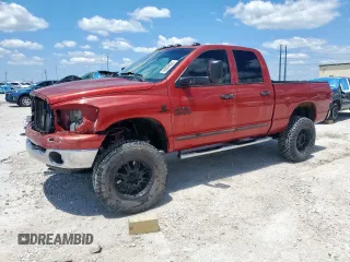 2007 Dodge 2500 SLT with VIN 1D7KS28A77J594771, listed as a Copart auction lot 56539025 with 158,571 mi miles and Salvage title. Bid and sale history available at DreamBid. Image 1.